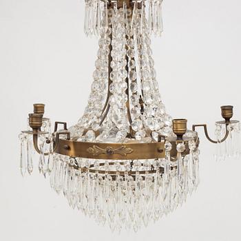 Chandelier, Gustavian style, 20th Century.