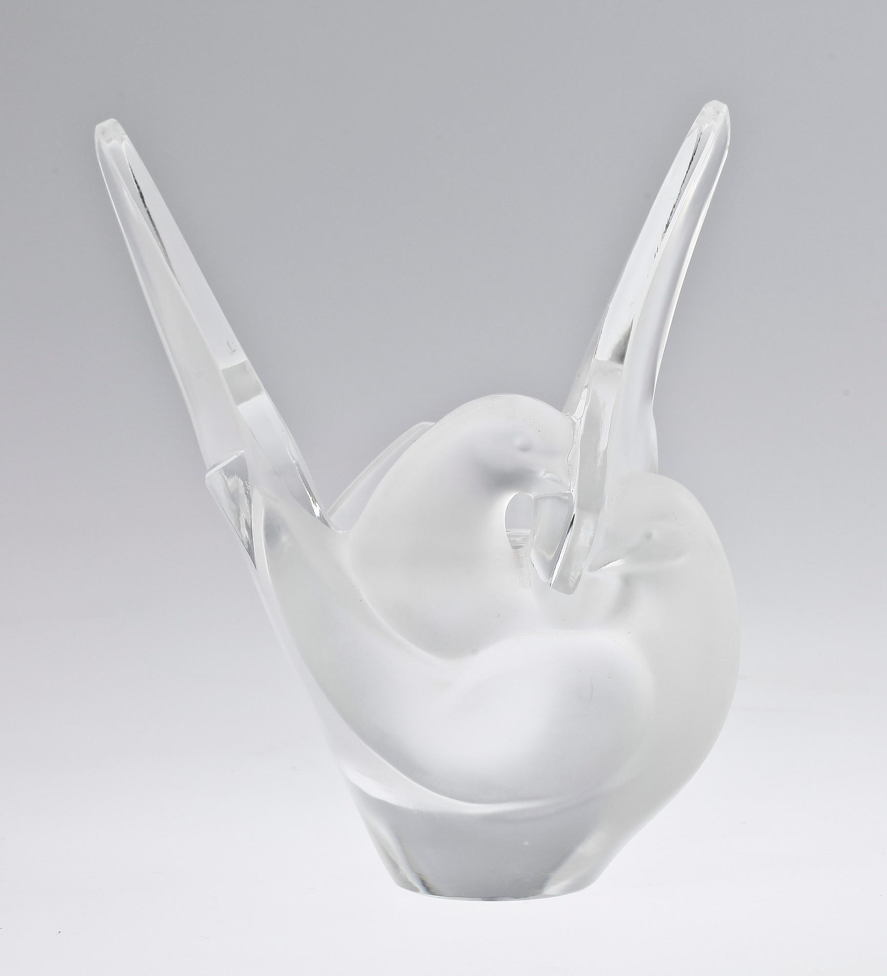 VAS, glas Lalique Frankrike. 1900-tal.