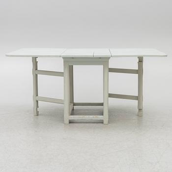 A 19th century drop-leaf table, Sweden.