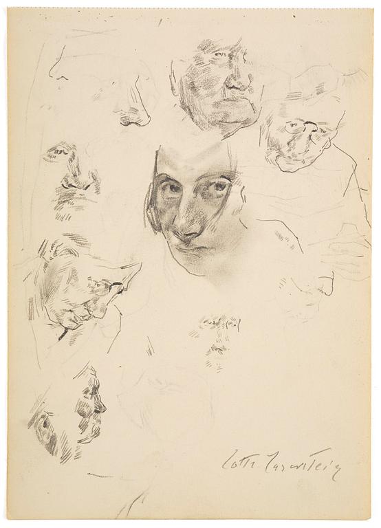 Lotte Laserstein, Portraits - self portrait, Lotte's mother and grandmother.