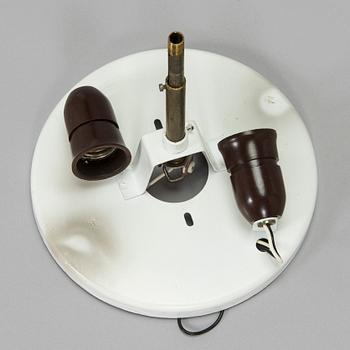 A mid-20th century ceiling light by Valinte.
