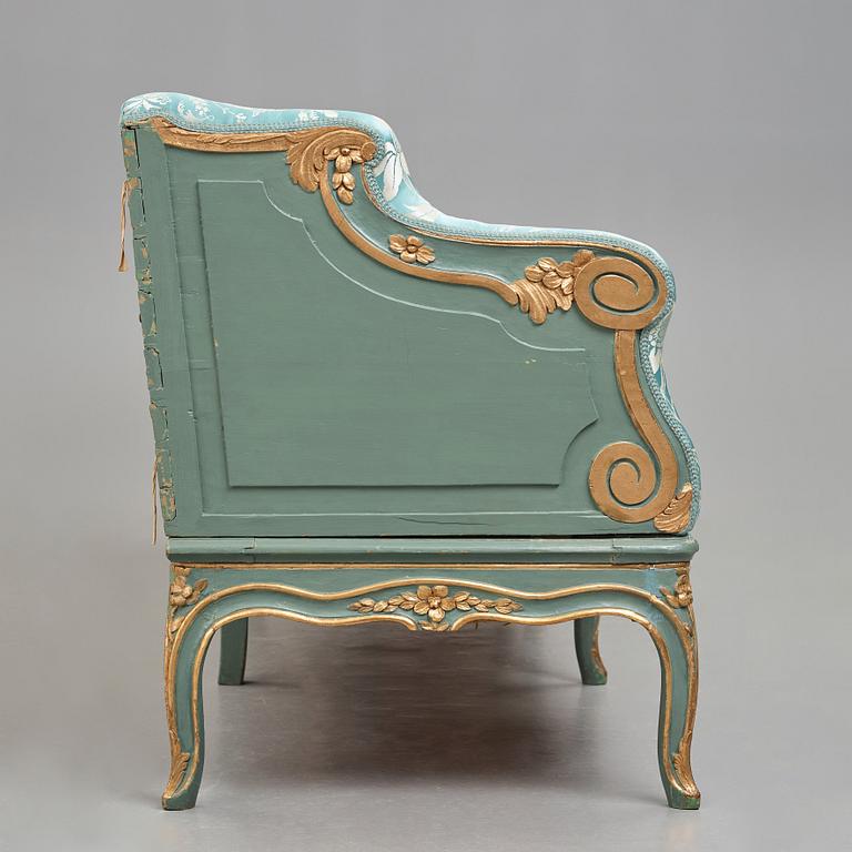 A Swedish Rococo 18th century sofa.