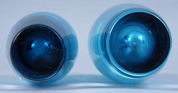 VASER, 2 st, glas, Sven Palmqvist, Orrefors.