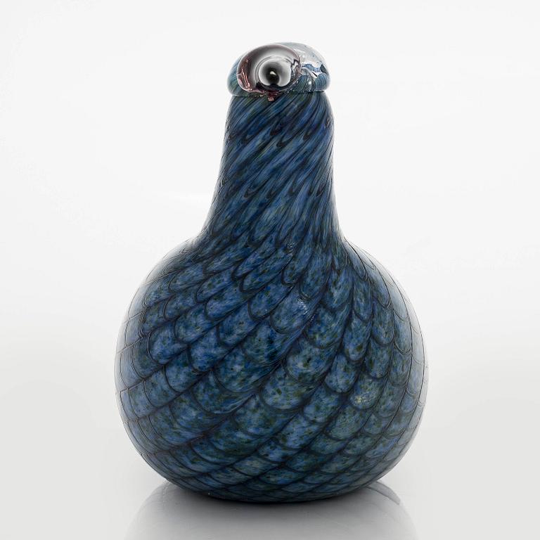 Oiva Toikka, A glass bird, 'Rusee grebe', signed O. Toikka Nuutajärvi.