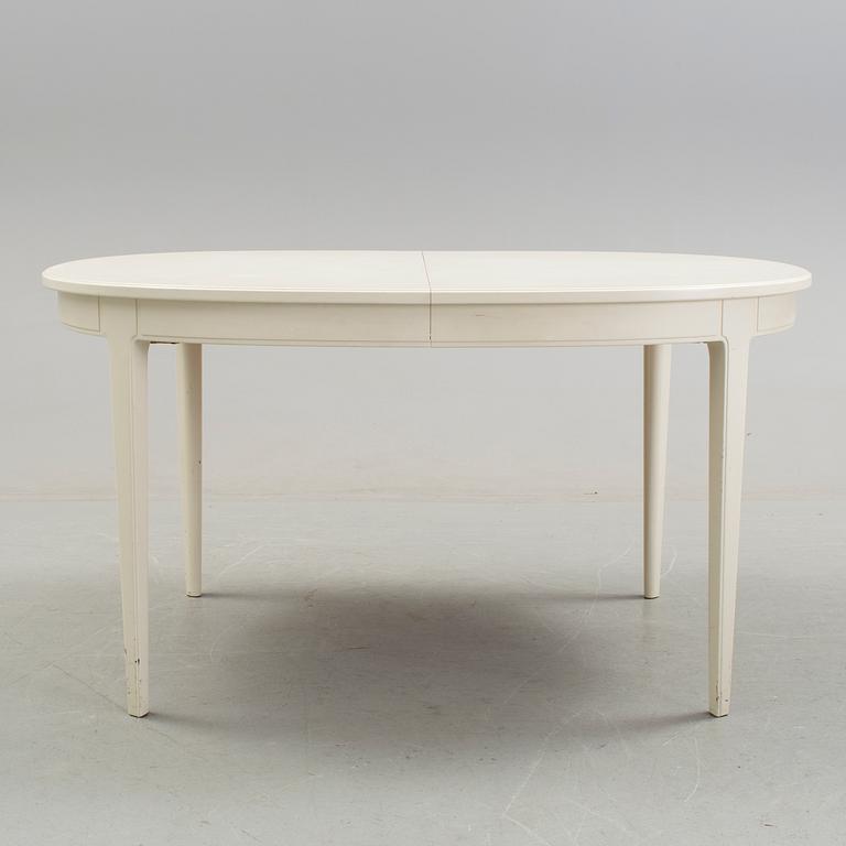 CARL MALMSTEN, 6 dining chairs and one table, Bodafors 1963.