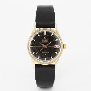 Omega, Constellation, "Pie-Pan", wristwatch, 34 mm.