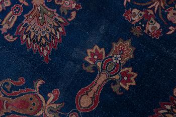 A semi-antique Amritsar carpet, north India c. 359 x 272 cm.