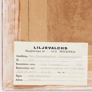 Olle Olsson-Hagalund, "Dekorationsskiss till Rose-Marie, Oscarsteatern".