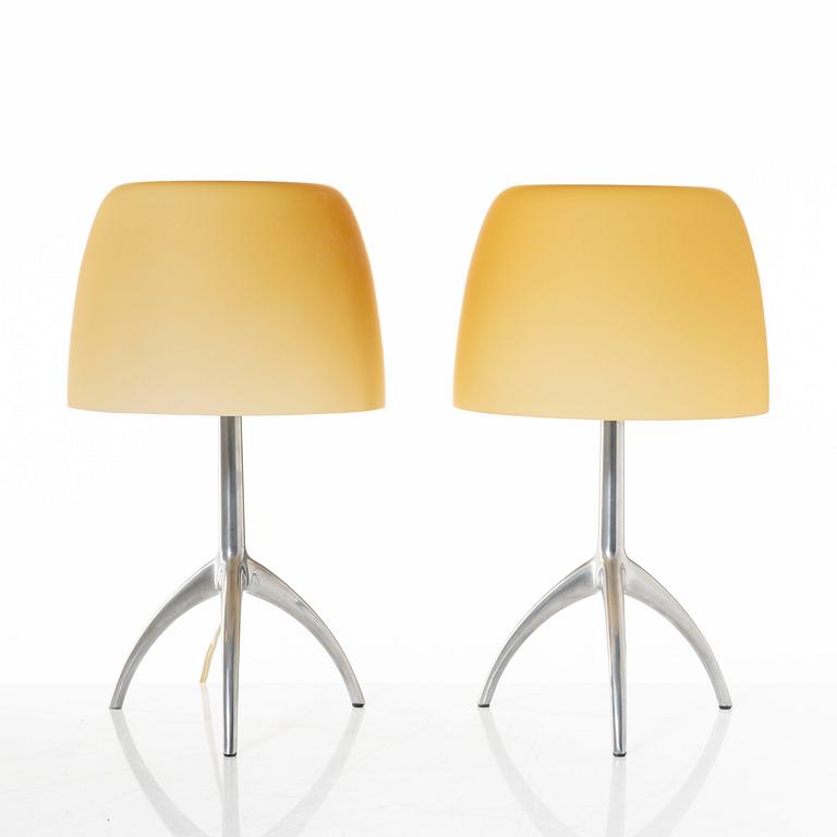 Rodolfo Dordoni, a pair of  'Lumiere' table lamps, Foscarini.