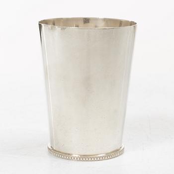 Wiwen Nilsson, a sterling silver beaker, Lund, Sweden 1944.