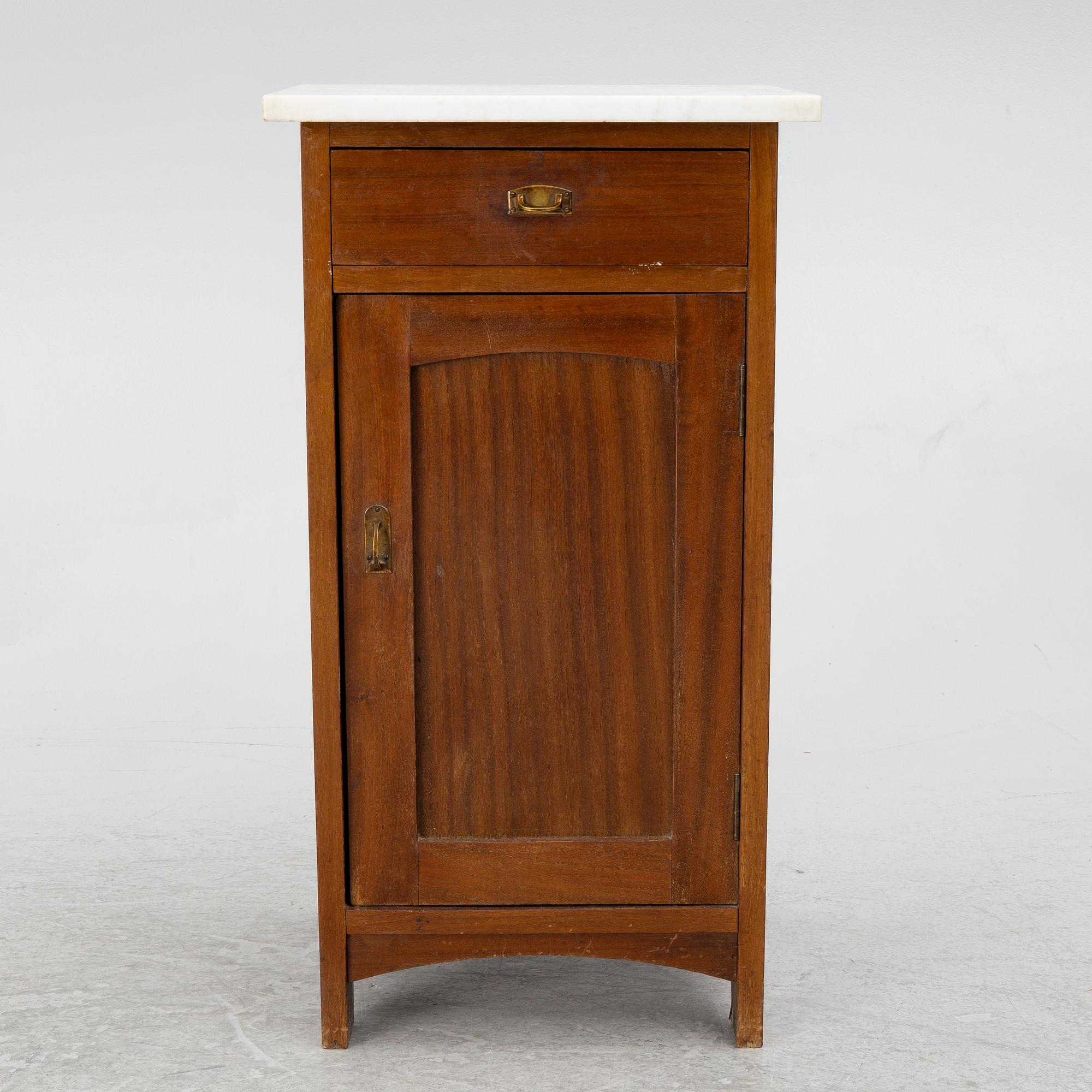 A bedside table, early 20th Century.
