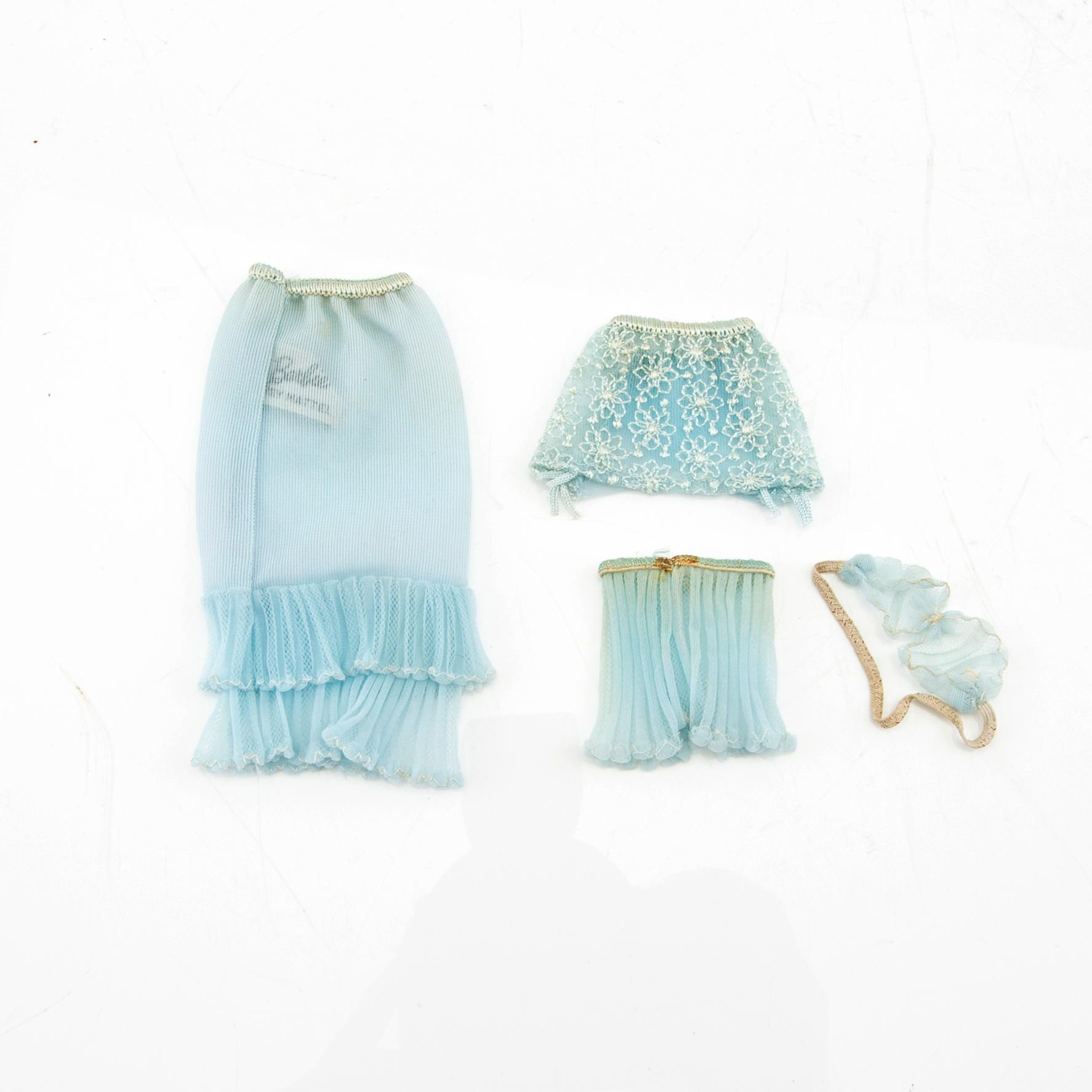 Barbie clothes 4 sets,Ken clothes 1 set,vintiage including "Golden Girl" Mattel 1959-62, "Undergarments" Mattel 1959-62.