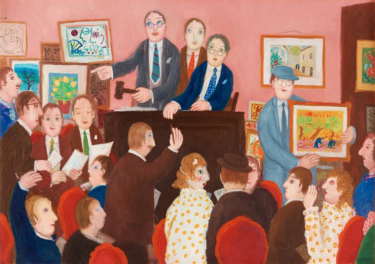 Lennart Jirlow, The auctioneer.