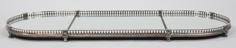 BORDSPLATEAU, nysilver, tidigt 1900-tal.