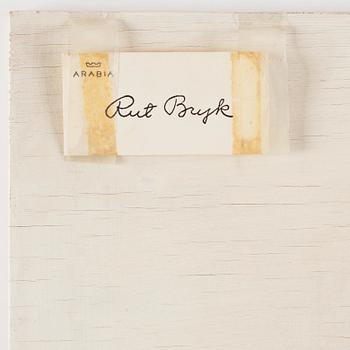 Rut Bryk, a stoneware wall relief, Arabia, Finland 1960s.