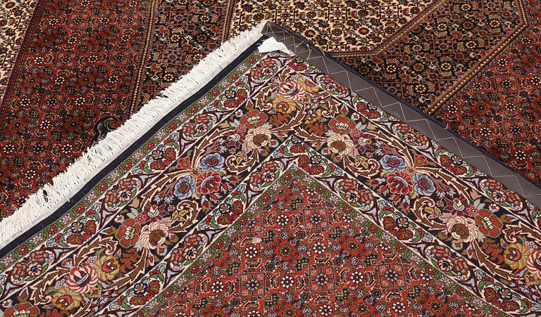 A Bidjar so-called Takab carpet, 348 x 305 cm.