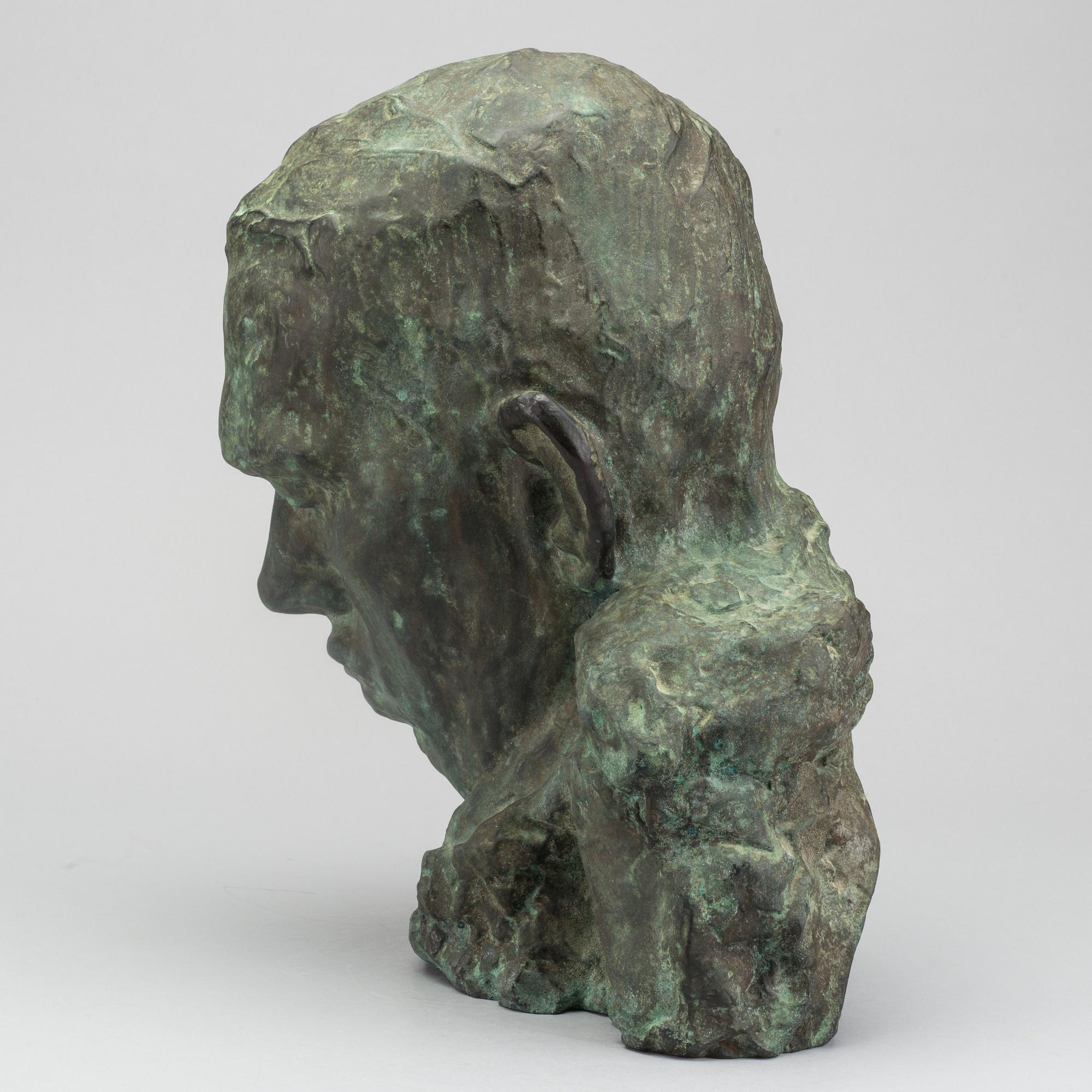 CARL MILLES, bronze, signed and dated  1910.