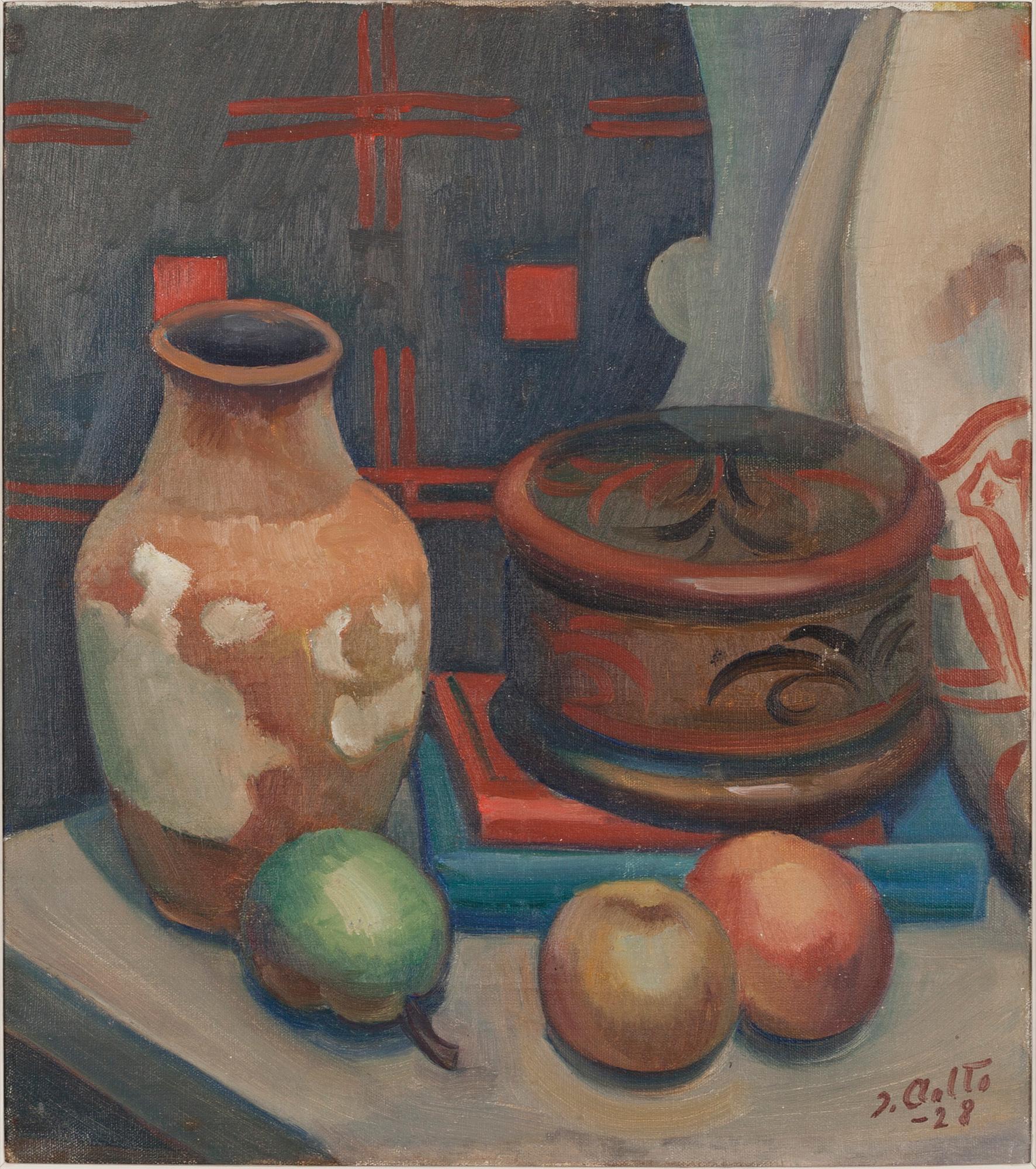 Ilmari Aalto, oil on canvas, signed and dated -28.