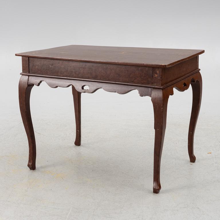 Bord, rokoko, troligen Norge, 1700-tal.