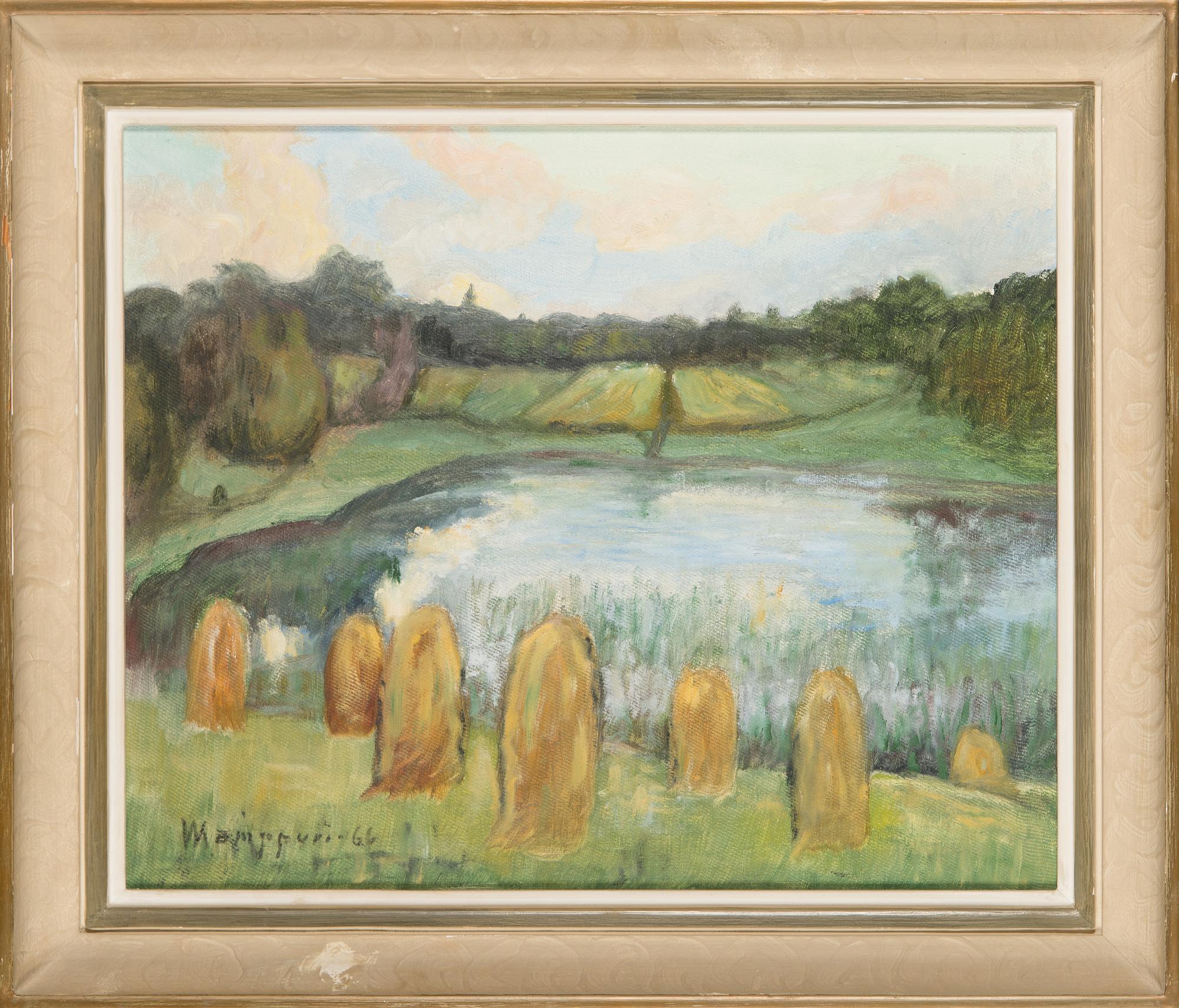Väinö Kamppuri, oil on canvas, signed and dated-66.