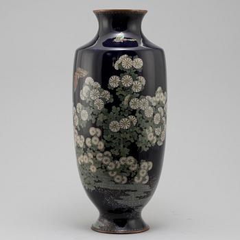 VAS, metall, Japan, cloisonne, 1900-tal.