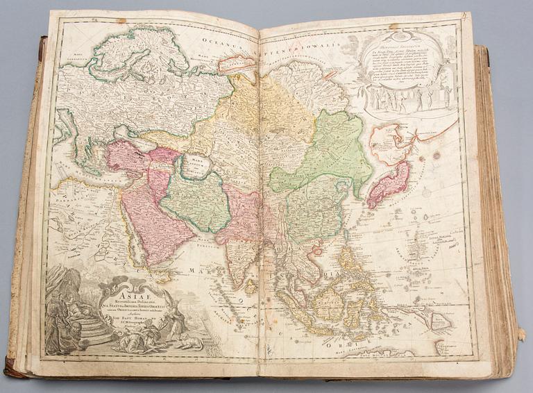 JOHANN BAPTISTA HOMANN, Atlas, Novus Terrarum Orbis Imperia Regna Et Status.