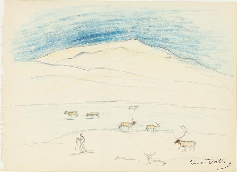 Einar Jolin, View from Åre.
