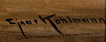 EJNAR KOHLMANN, olja på duk, sign.