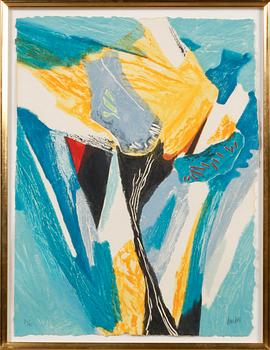 BERNARD ALLIGAND, carborundum, signerad och numrerad 83/95.