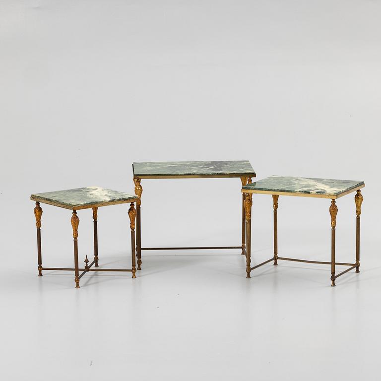 Nest of tables, 3 parts, second half of the 20th century.