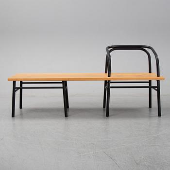 Sam Hecht, a "Table, bench, chair", Established & Sons, 2009.