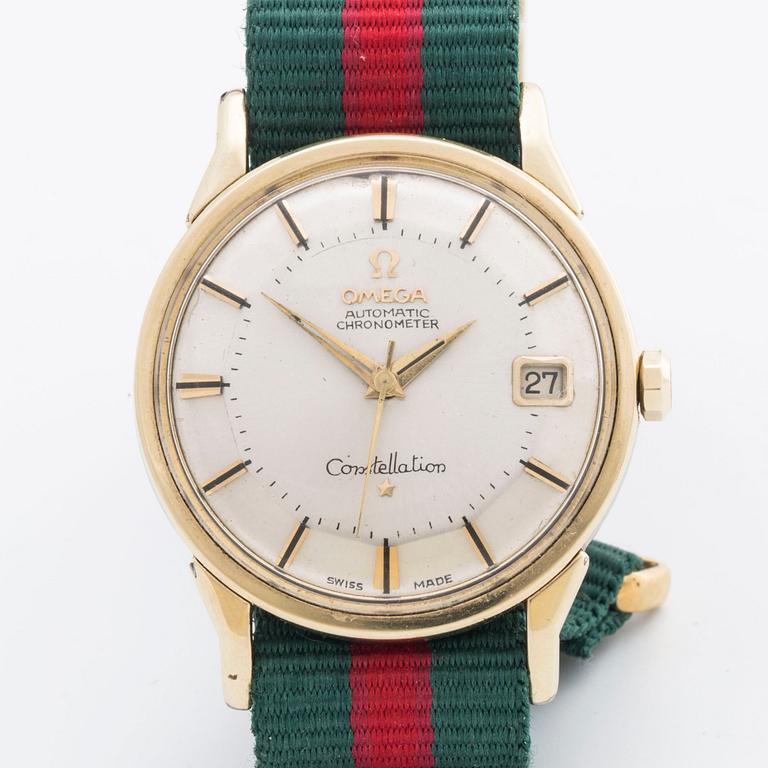 OMEGA, Constellation, "Pie-Pan", (Repainted dial), wristwatch, 34 mm.