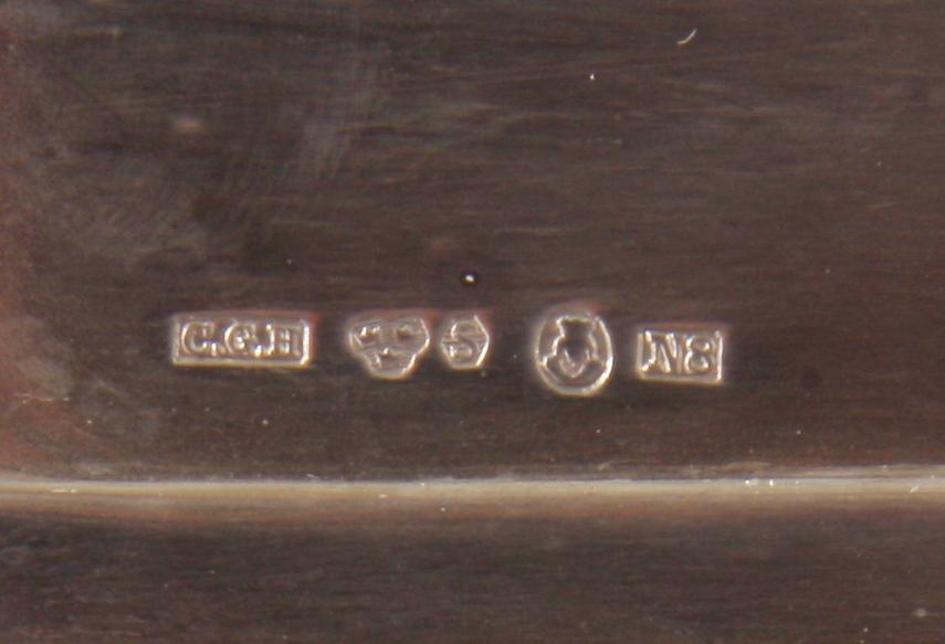 CIGARETTSKRIN, silver C.G Hallberg 1939.