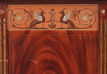 A Swedish late Gustavian commode, from Nils Asplind's workshop in Falun, active 1785-1820.