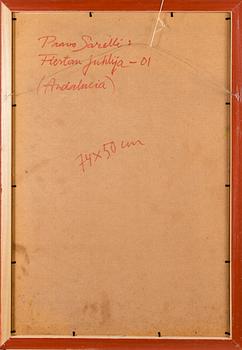 PAAVO SARELLI, oil on board, signed and dated -01.