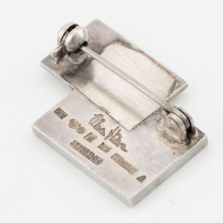 Wiwen Nilsson, three brooches, sterling silver, Lund 1956, 1957 and 1958.