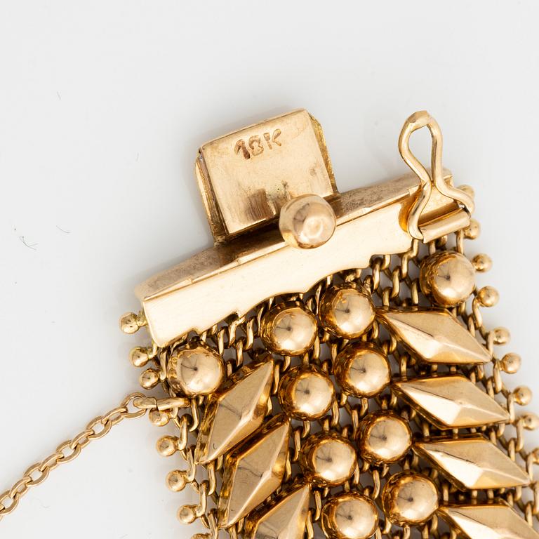Armband, 18K guld, Italien.