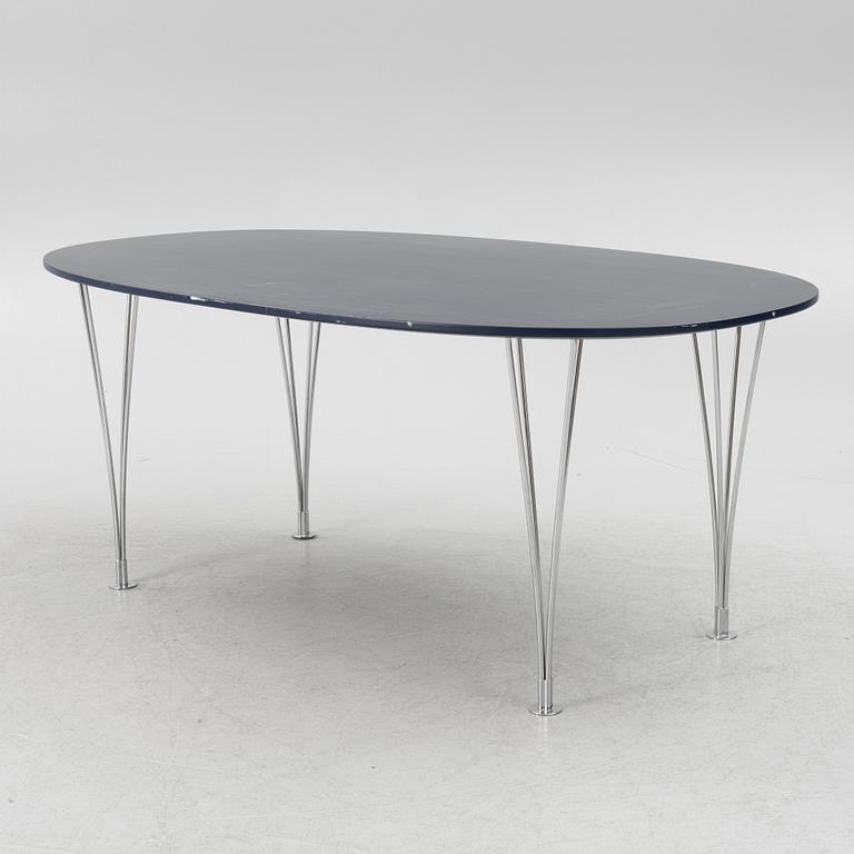 Bruno Mathsson & Piet Hein, a 'Superellipse' dining table, Bruno Mathsson International, Värnamo.