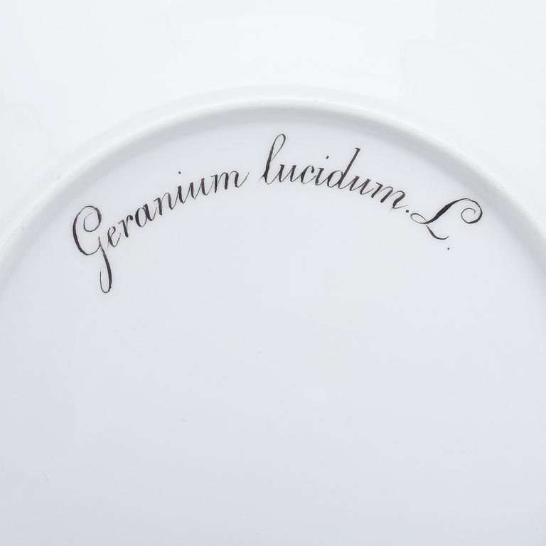 TALLRIKAR, 4 st, porslin, "Flora Danica", Royal Copenhagen.