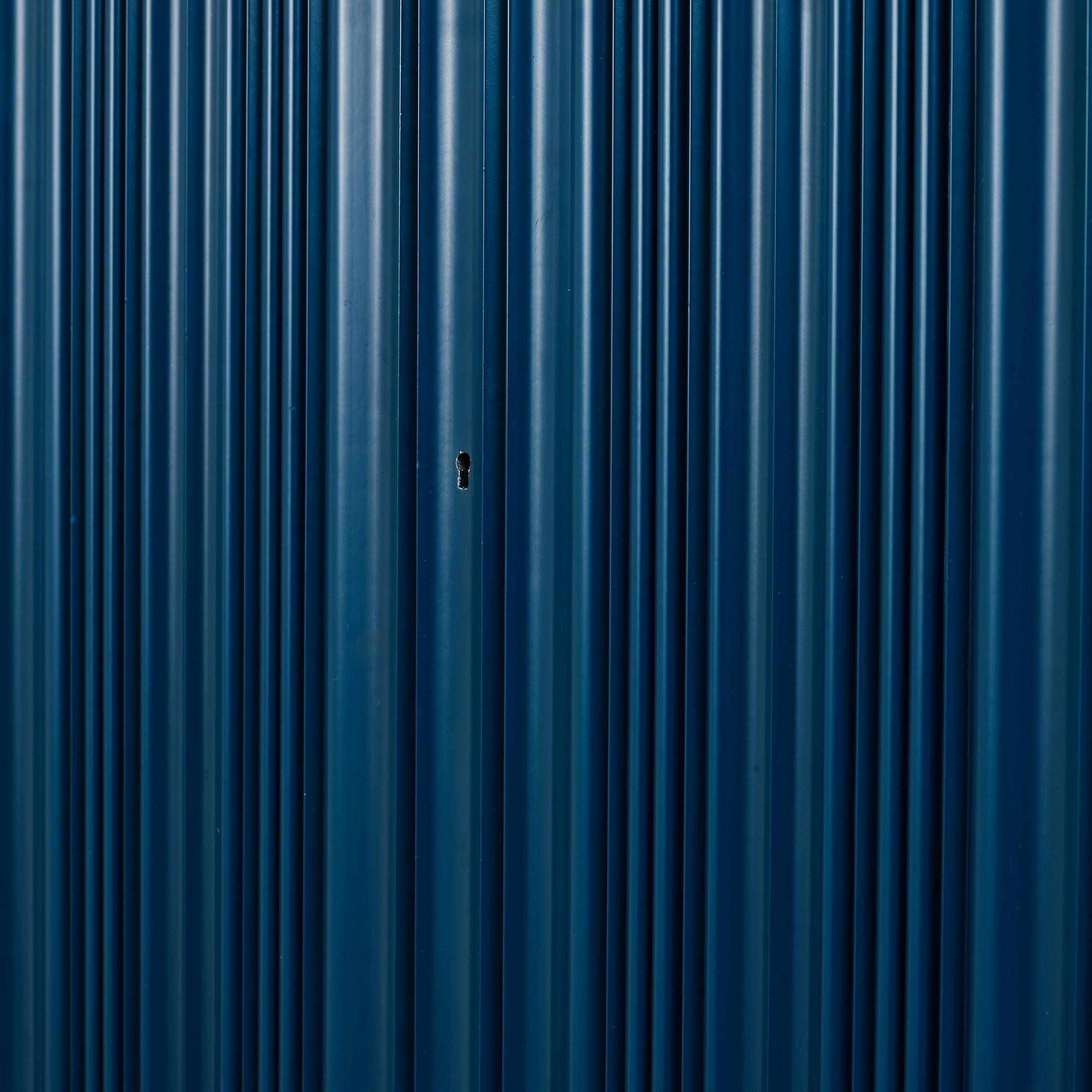 Josef Frank, a blue lacquered cabinet on stand, model nr 2192, by Svenskt Tenn, Sweden.