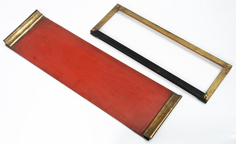 A Japanese lacquer altar table, Meiji period (1868-1912).