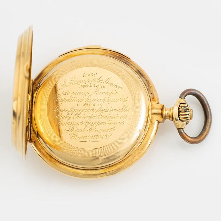 Pocket watch, hunter, 54 mm.