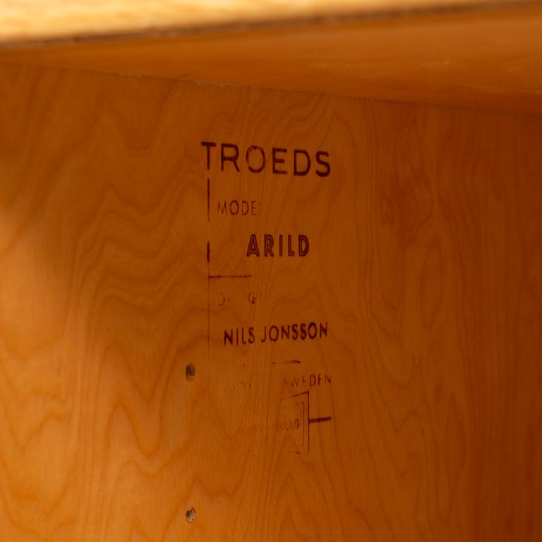 A second half of the 20th century oak veneered 'Arild' sideboard by Nils Jonsson, Troeds, Sweden.