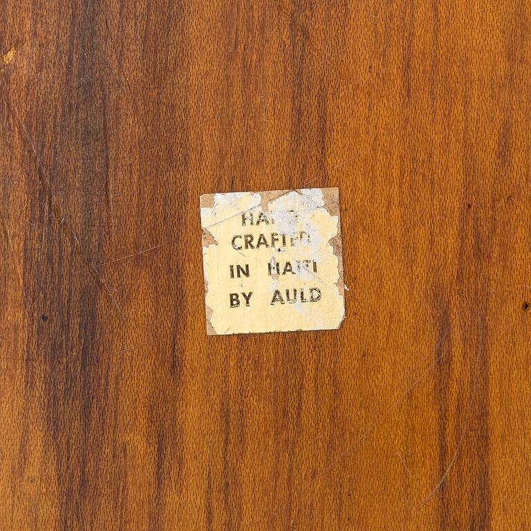 Skål, teak, David Auld, Haiti 1900-talets mitt.