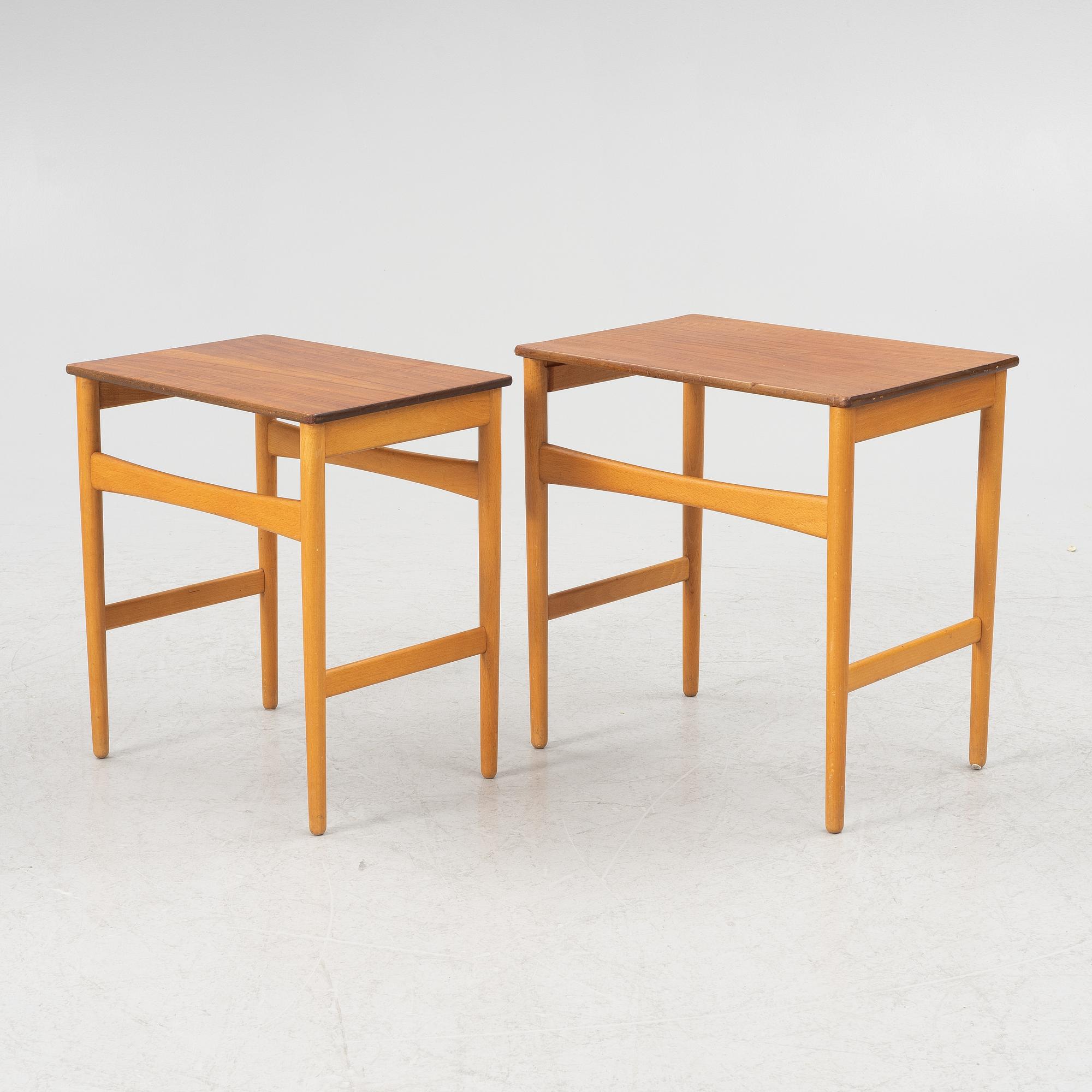Hans J. Wegner, satsbord, 2 delar, Andreas Tuck, Danmark, 1960-tal.