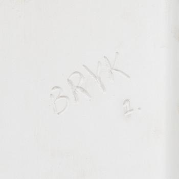 Rut Bryk, a wall relief signed a tergo BRYK.