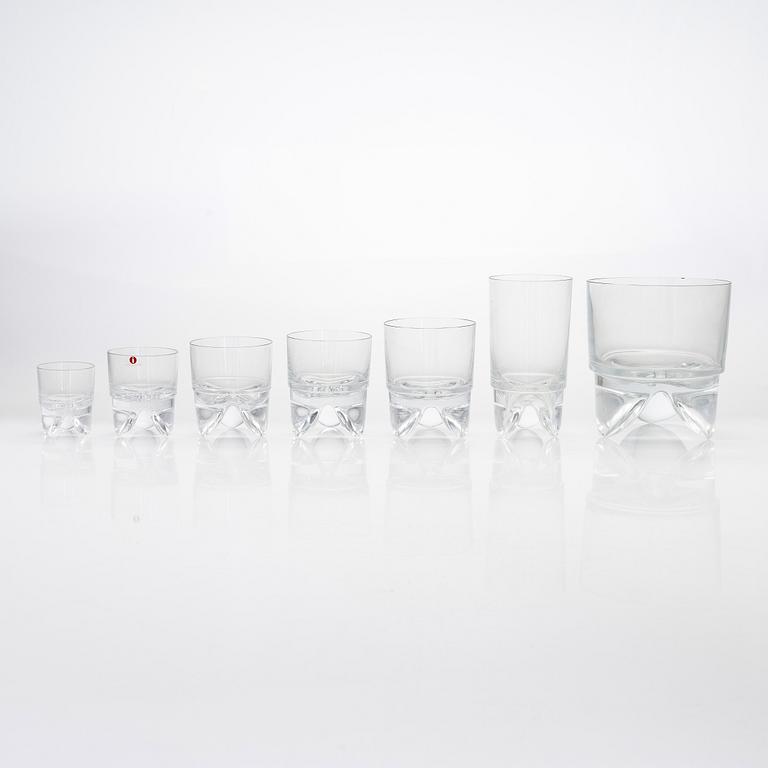 Timo Sarpaneva, dricksglas, 67 st, "Kippis" 2399 för Iittala. I produktion 1975-1978.