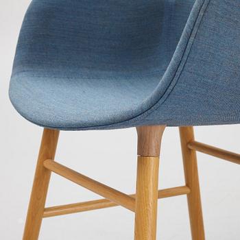 Simon Legald, a set of six armchairs, "Form", Normann Copenhagen, Denmark.