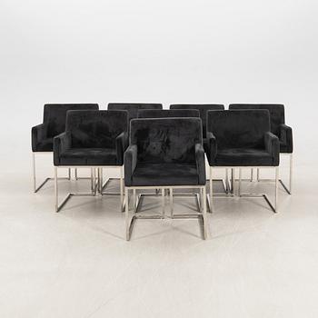 Mattias Grolander armchairs 8 pcs "Empire" 21st century.