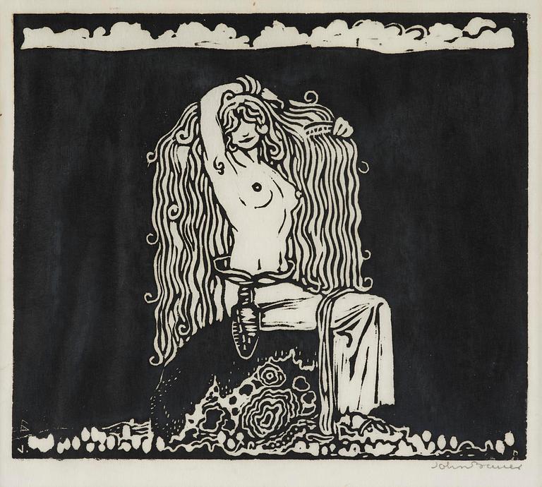 John Bauer, "Sagoflickan".